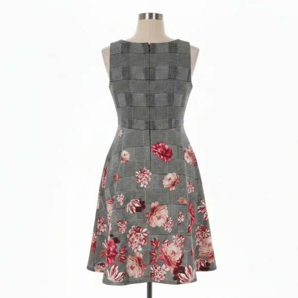 ELLE Mixed Print A-Line Dress - Picture 2 of 4